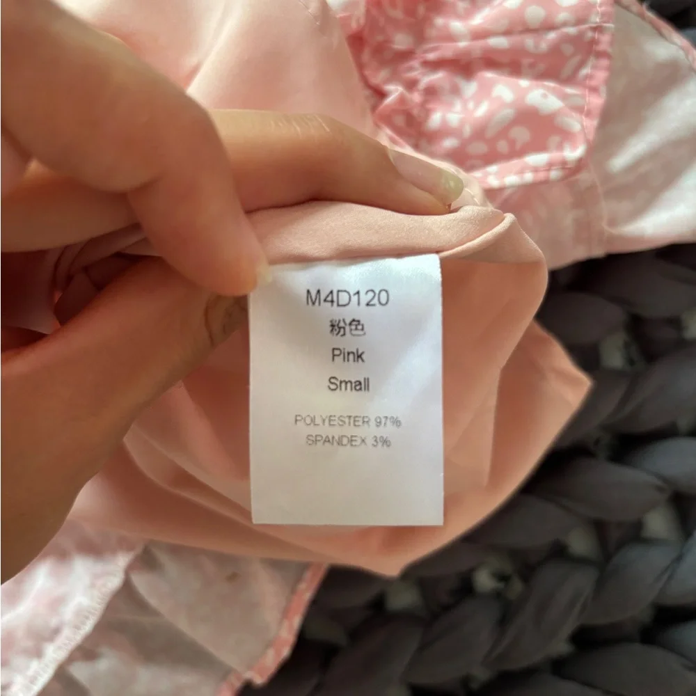 Pink Ruffled Mini Dress - Picture 3 of 5
